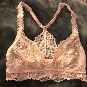 ✨ Baby Pink Lace Bralette